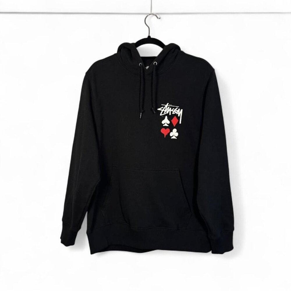 Stussy Full Deck 2 Hoodie in Black - Picture 5 of 6